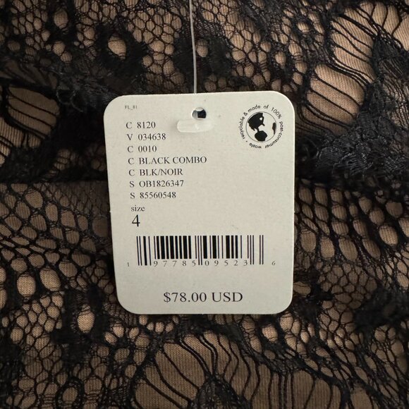 Free People Zoey Lace Mini Size 4 Small NWT - Picture 7 of 7